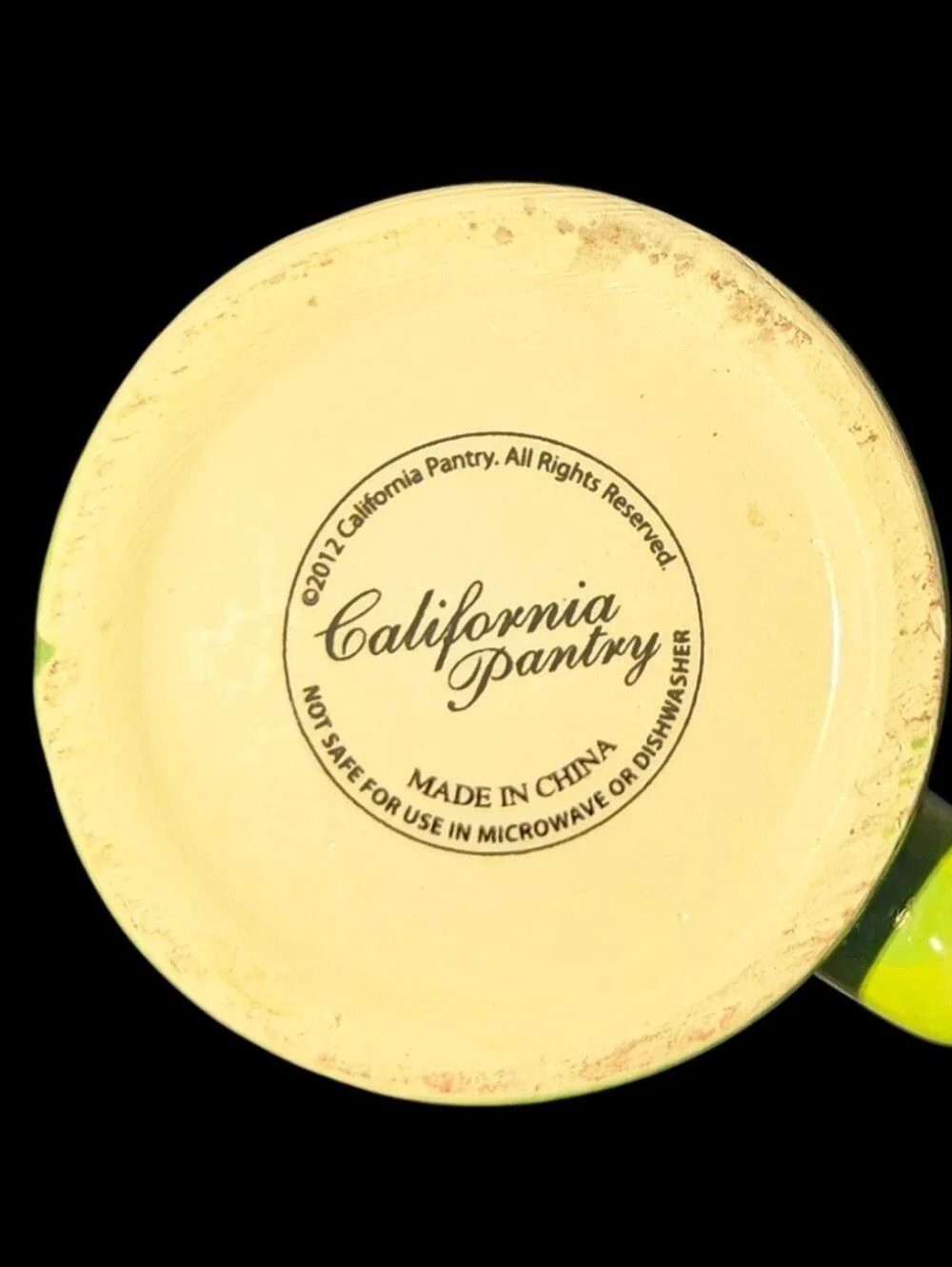 California Pantry Christmas 8 oz Coffee Mug Cup 4.5